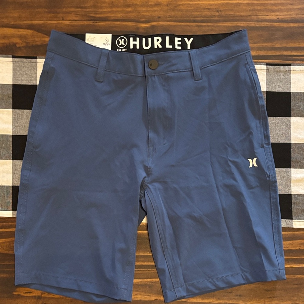 Hurley Men's Blue all day  hybrid performance Shorts 30 new